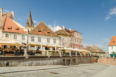 Sibiu 'daki Küçük Meydan