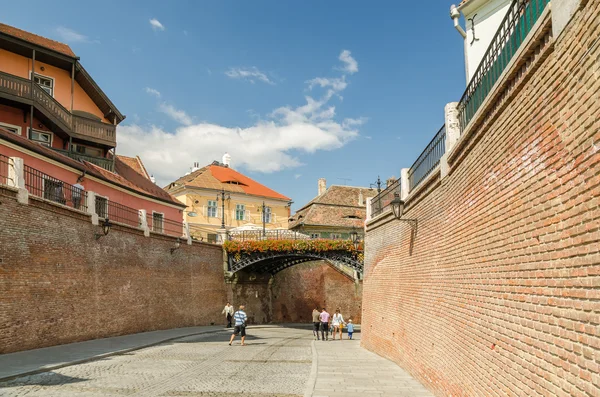 De brug van leugens in sibiu — Stockfoto