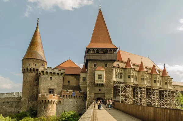 Corvin kale sarayda hunedoara, Romanya — Stok fotoğraf