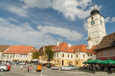Sibiu 'nun Küçük Meydanı