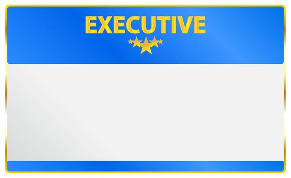 Executive Card — Stock Vector