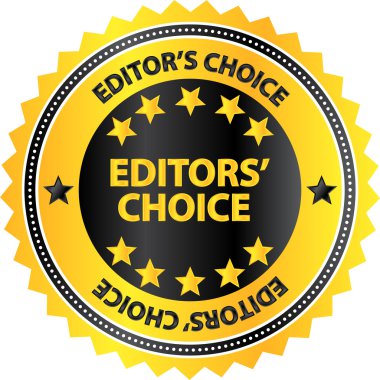 Editörler seçim kaliteli ürün rozeti