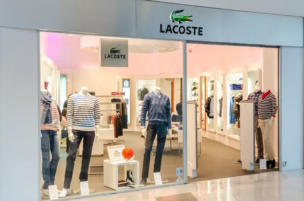 Lacoste 店 — 图库照片