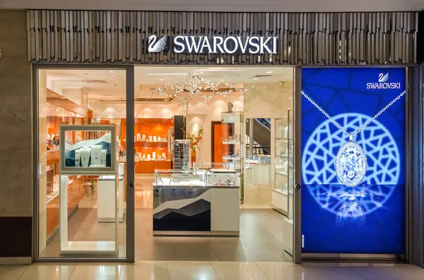 Swarovski-butik — Stockfoto