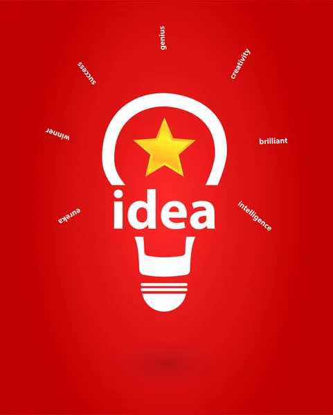 Idea brillante Insight — Vector de stock