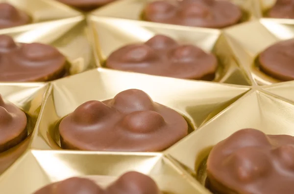 Caixa de cookies de chocolate — Fotografia de Stock
