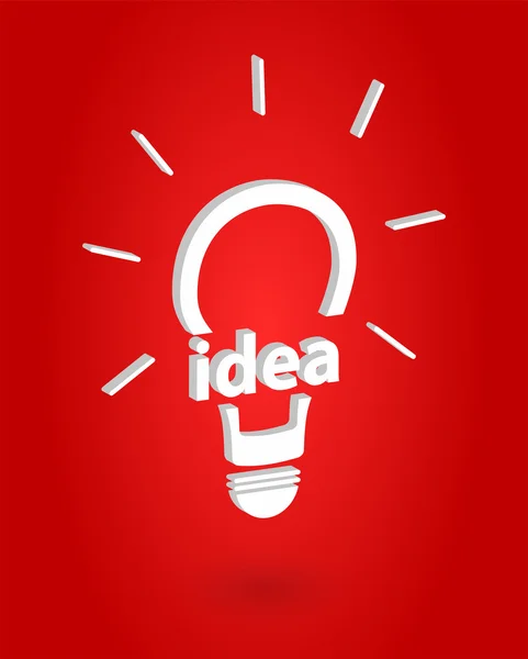 Bright Idea Insight — Stock Vector