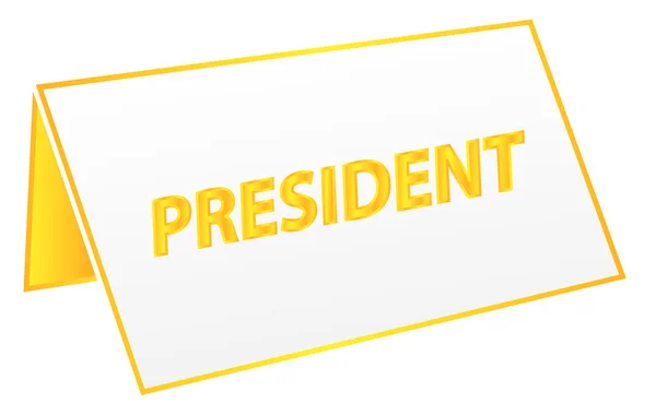 Президентский стол — стоковый вектор