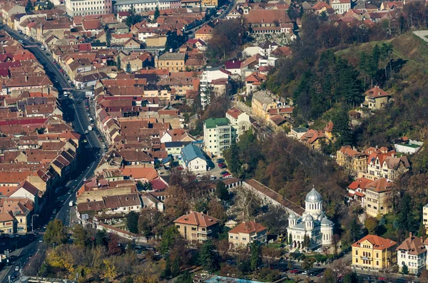 Brasov Aerial View — Stock Photo, Image