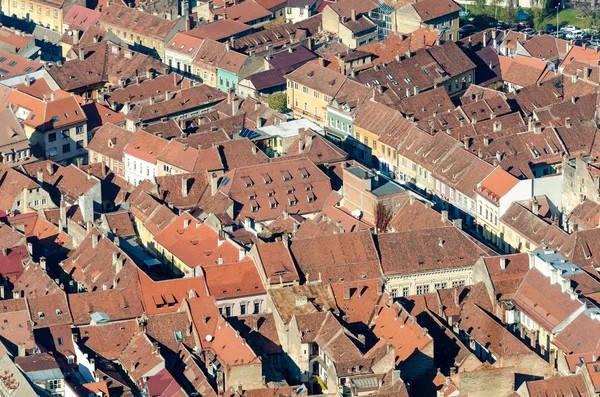 Luchtfoto van Brasov — Stockfoto