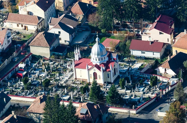 Воздушный вид Брасова — стоковое фото