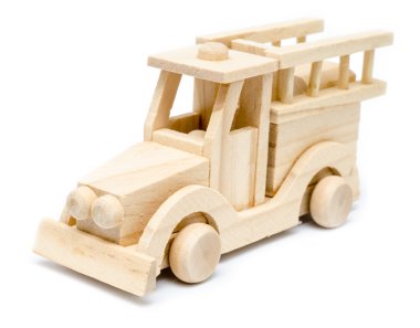 İtfaiye ahşap oyuncak