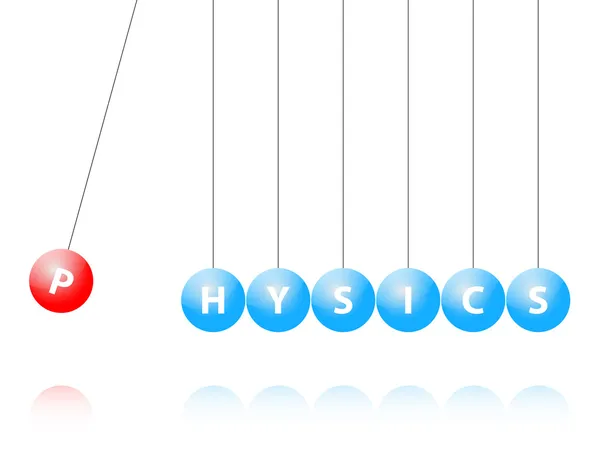 Palle di Newton di fisica — Vettoriale Stock