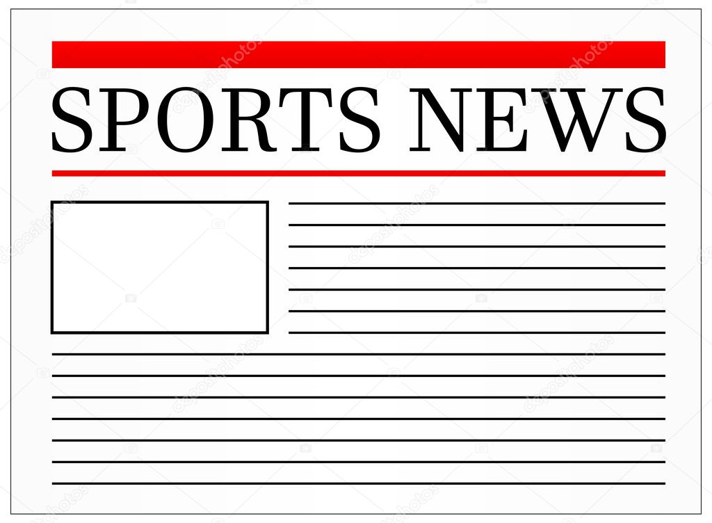 Sports News Headline In Newspaper
