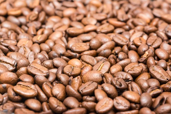 Свежий жареный кофе в зернах — стоковое фото