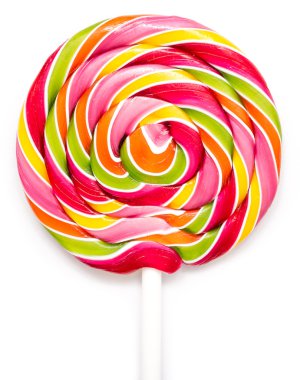 renkli tatlı lolipop