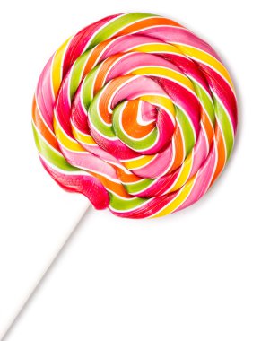 renkli tatlı lolipop