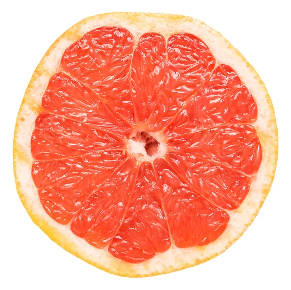 Rode grapefruit segment — Stockfoto