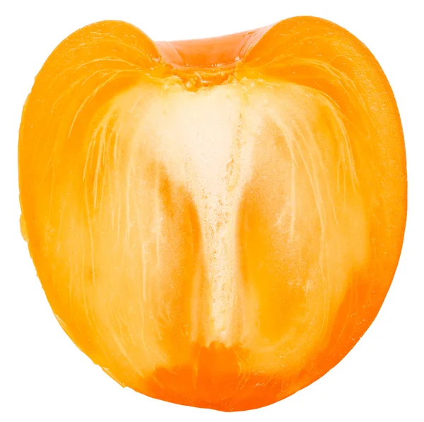 Persimmon Kaki Fatia de frutas Hachiya — Fotografia de Stock