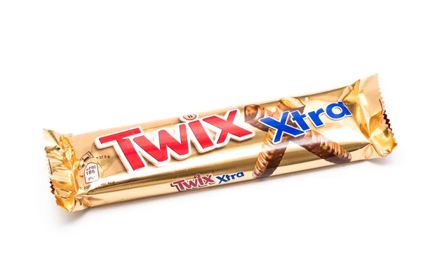 Twix 巧克力酒吧 — 图库照片