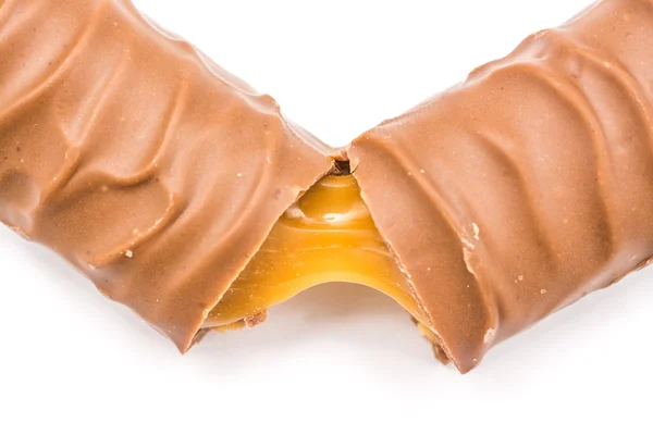 Caramel Chocolate Bar — Stock Photo, Image