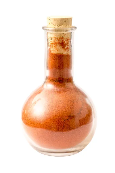 Kashmiri chilipulver flaska — Stockfoto