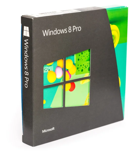 Microsoft windows 8 profesjonalny handel detaliczny pudło — Zdjęcie stockowe