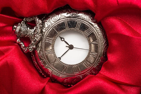 Relógio mecânico de bolso vintage — Fotografia de Stock
