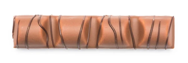 Barre de chocolat isolée — Photo