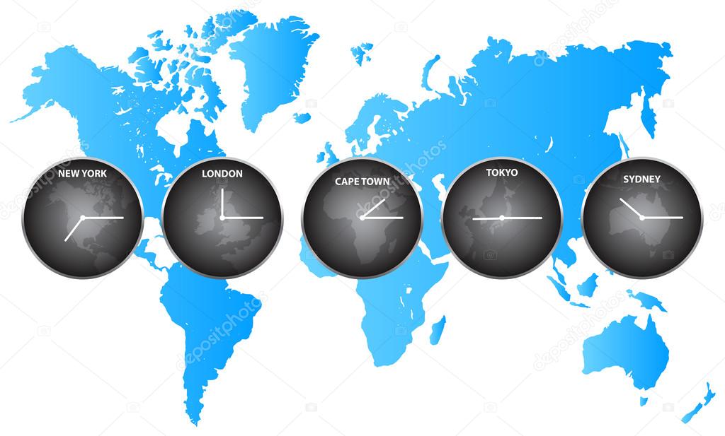 Time Zones Around The World