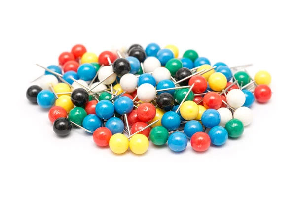 Colored Push Pins — Stock Photo, Image