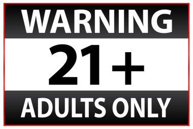 Uyarı sadece Yetişkin Ebeveyn kontrolü sticker