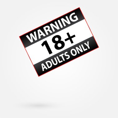 Uyarı sadece Yetişkin Ebeveyn kontrolü sticker