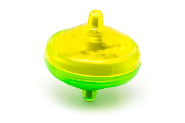 Färgade spinning top toy flyttar — Stockfoto