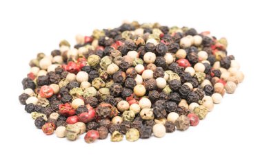 izole renkli biber karışımı