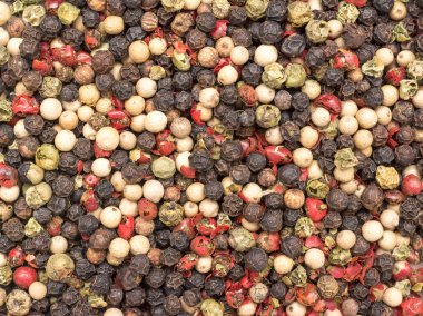 renkli biber karışımı yakın çekim