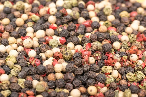 Colored Chili Pepper Mix Close Up — Stock Photo, Image