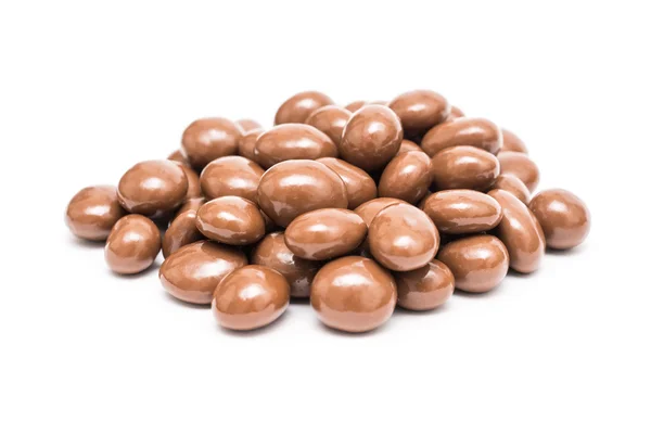 Melk chocolade snoepjes stapel — Stockfoto