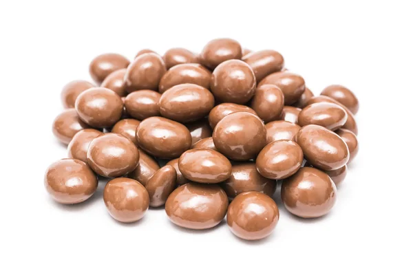 Melk chocolade snoepjes stapel — Stockfoto