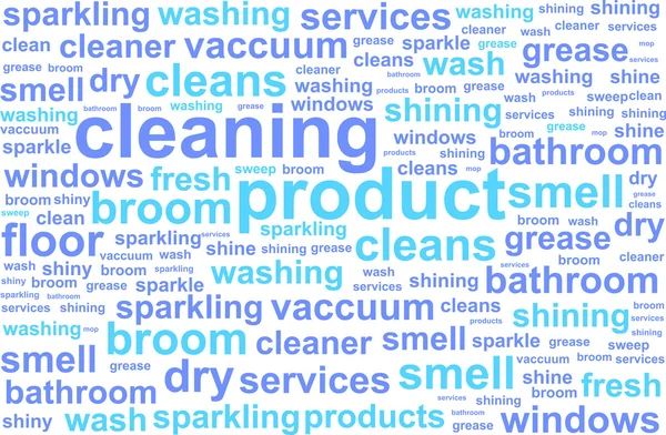 Cleaning Services Word Cloud Concept — Stock Vector