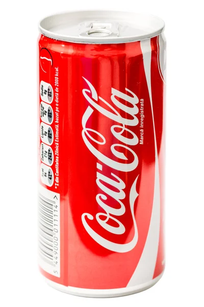 200 мл флакон Coca-Cola може — стокове фото