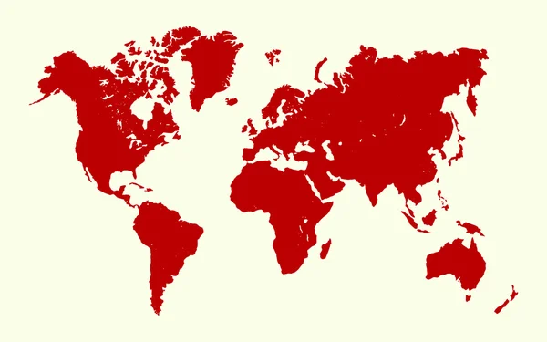 Карта мира Vintage Colors — стоковый вектор