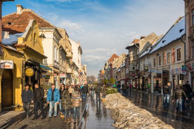 şehir merkezinde gezi turist