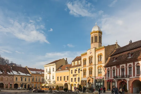 Şehir merkezindeki brasov şehir — Stok fotoğraf