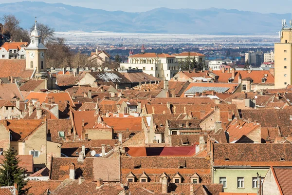 Brasov średniowiecznym mieście — Zdjęcie stockowe