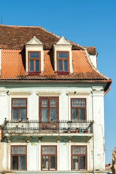 Detalhes da casa medieval — Fotografia de Stock