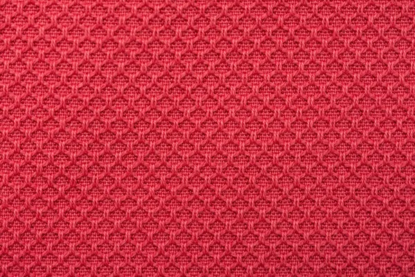 Textile de coton fin rouge corail — Photo