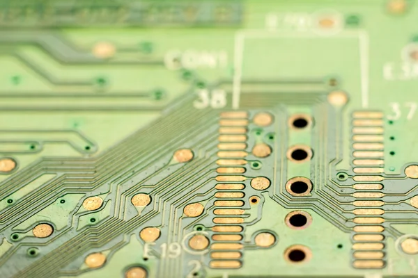 Motherboard Electronic Circuits — Stock Photo, Image