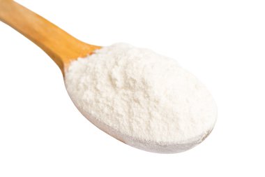 tahta kaşık un ile