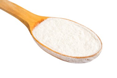 tahta kaşık un ile